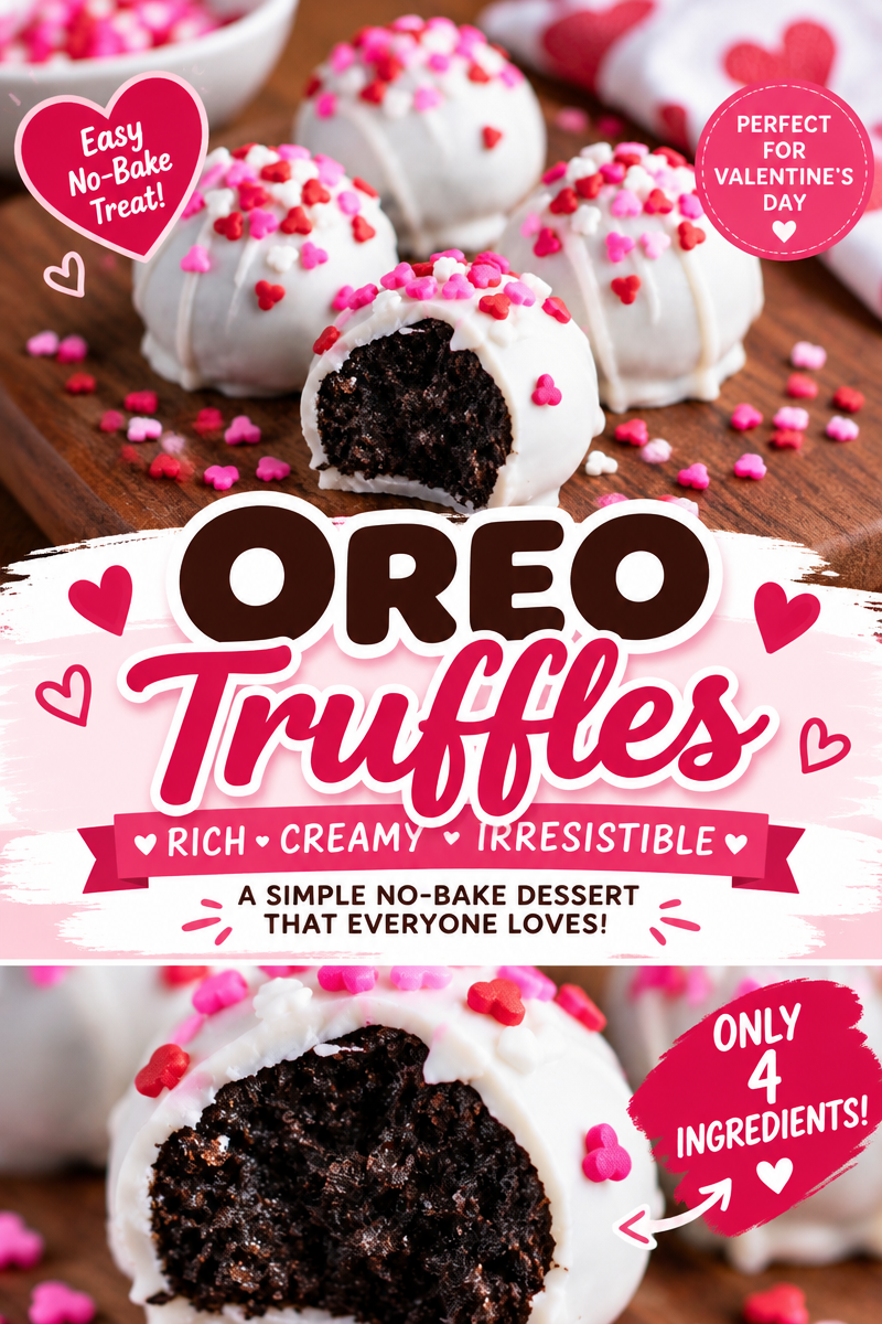 Easy Oreo Balls Recipe — Valentine Truffles