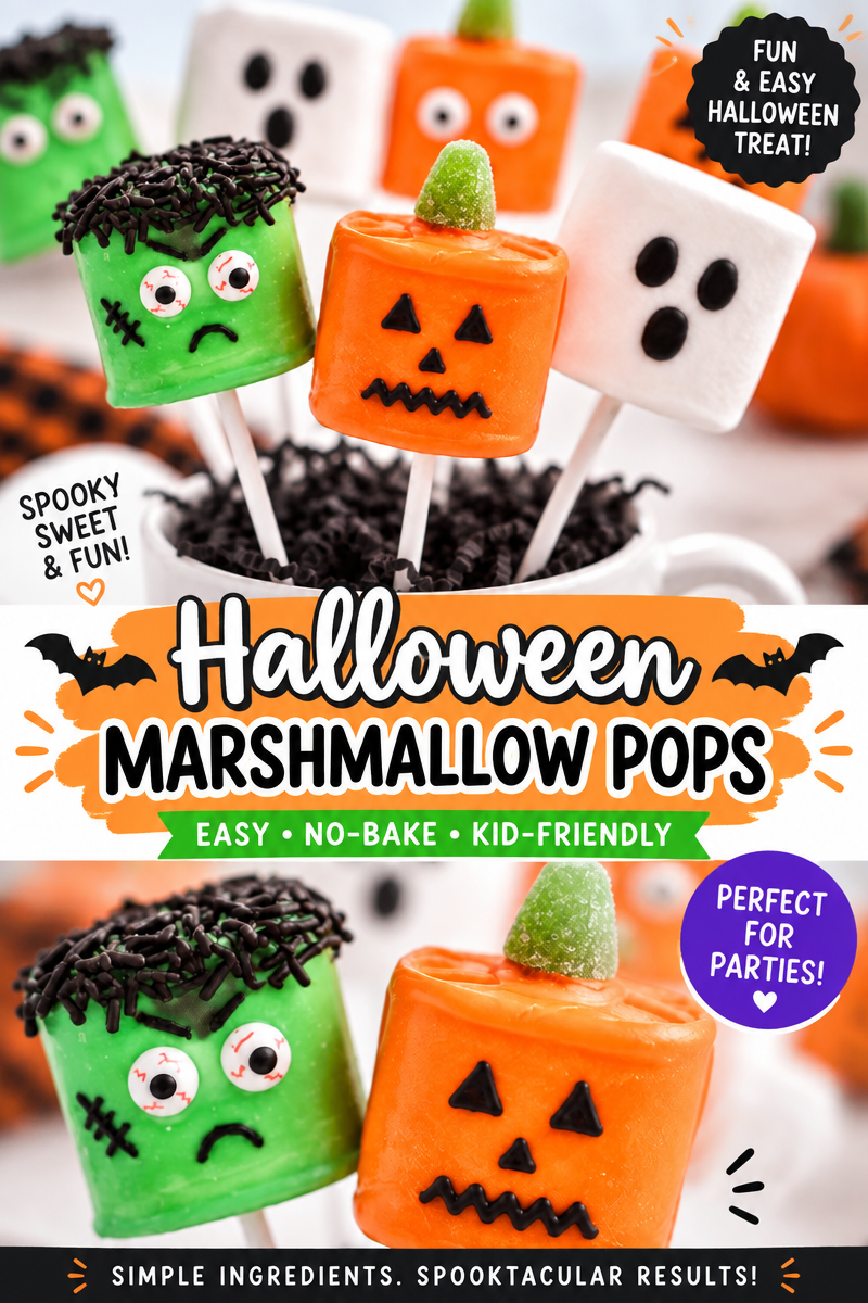 Easy Halloween Marshmallows — Treats for Kids