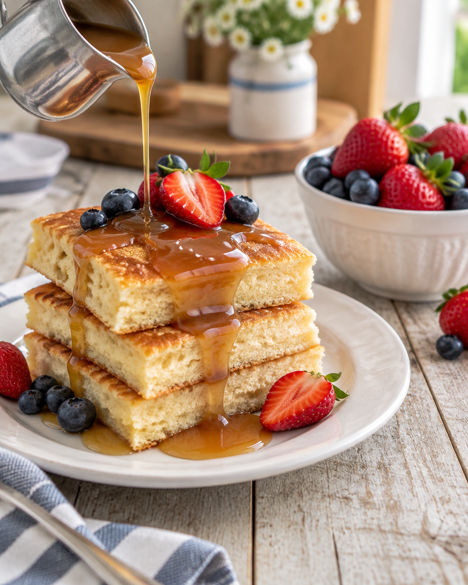 Easy Sheet Pan Pancakes Recipe