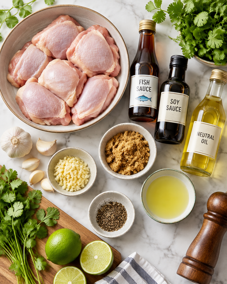 Easy Thai Chicken Recipe — Grilled Marinade