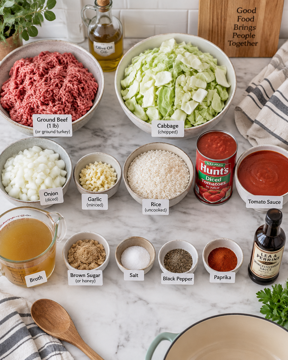 Easy Unstuffed Cabbage Rolls Recipe