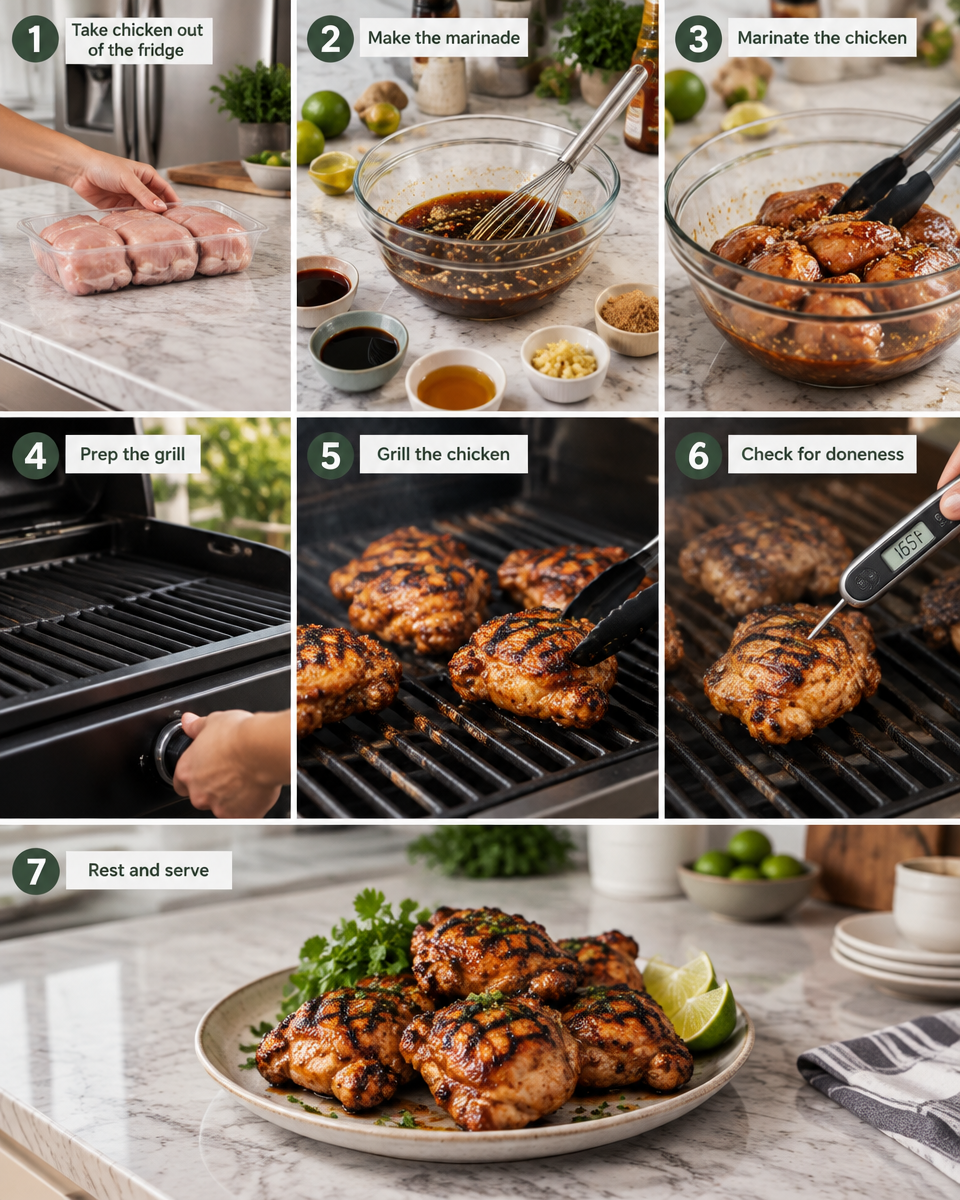 Easy Thai Chicken Recipe — Grilled Marinade