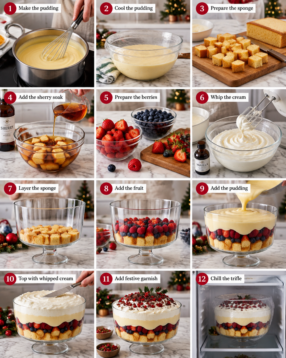 Easy Christmas Trifle Recipe