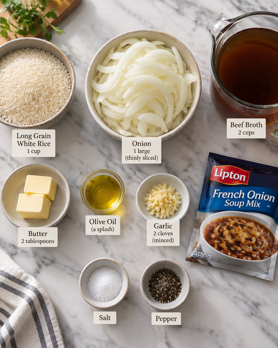 French Onion Rice Recipe