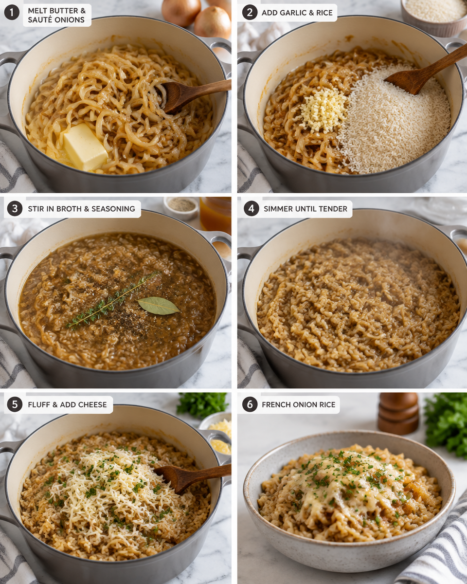 French Onion Rice Recipe