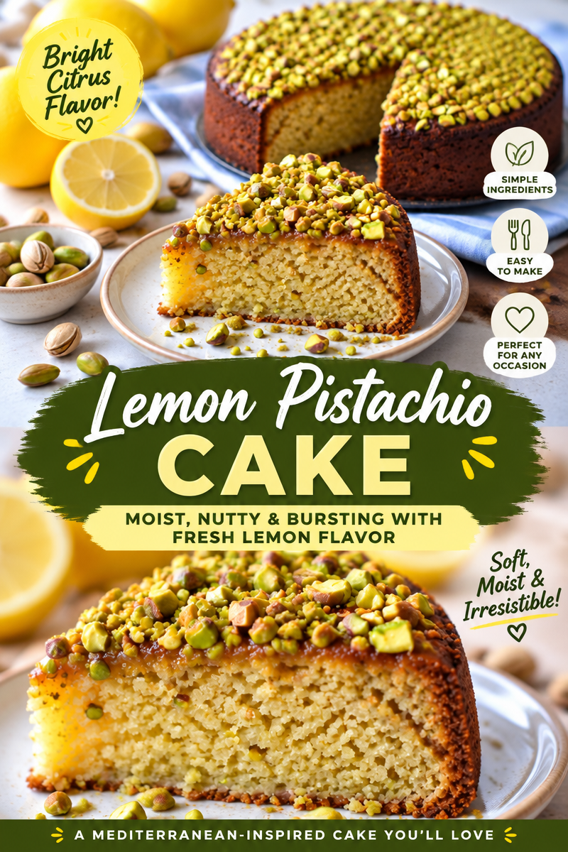 Lemon Pistachio Almond Cake: A Delightful Slice of Sunshine 10 Lemon Pistachio Almond Cake: A Delightful Slice of Sunshine