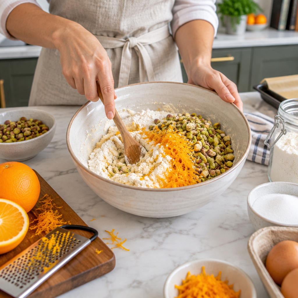 Deliciously Crunchy Pistachio Orange Biscotti to Savor