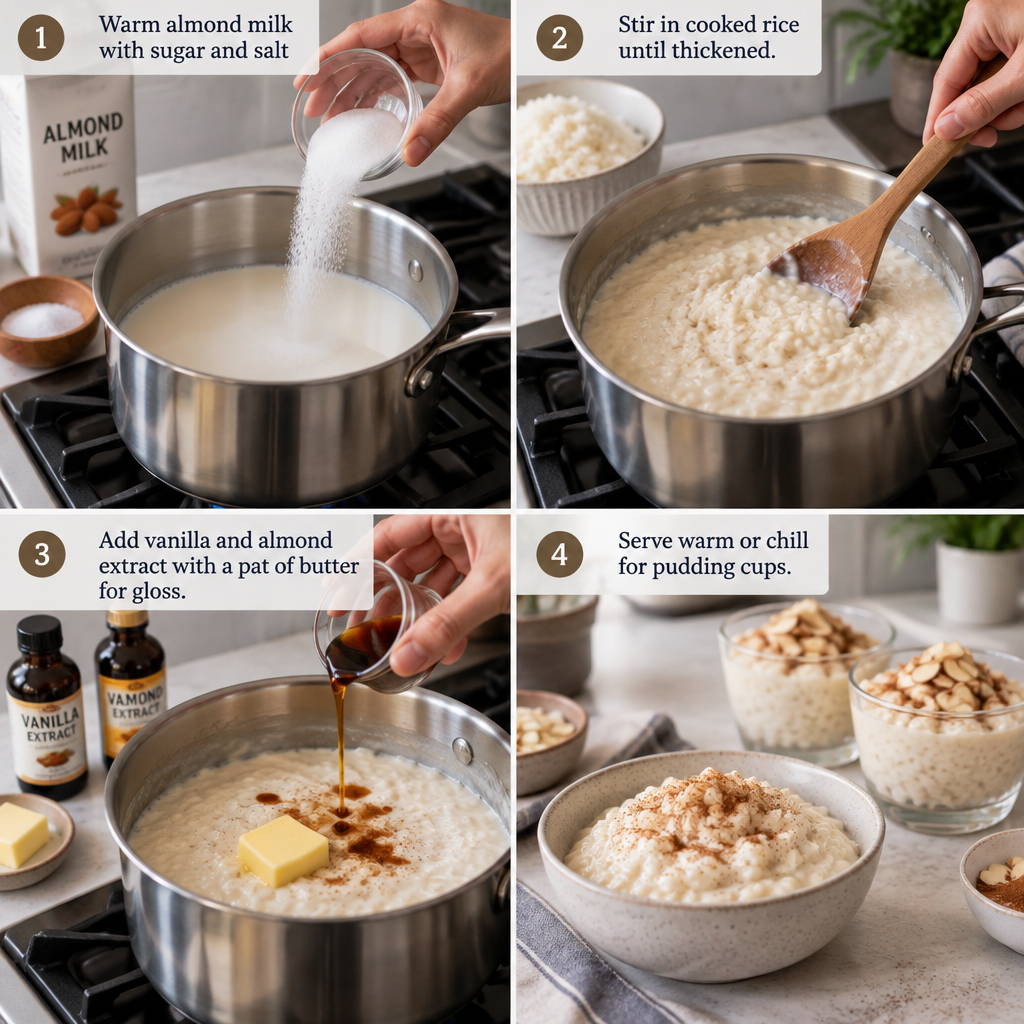 Creamy Old-Fashioned Almond Rice Pudding for Cozy Nights 9 Creamy Old-Fashioned Almond Rice Pudding for Cozy Nights