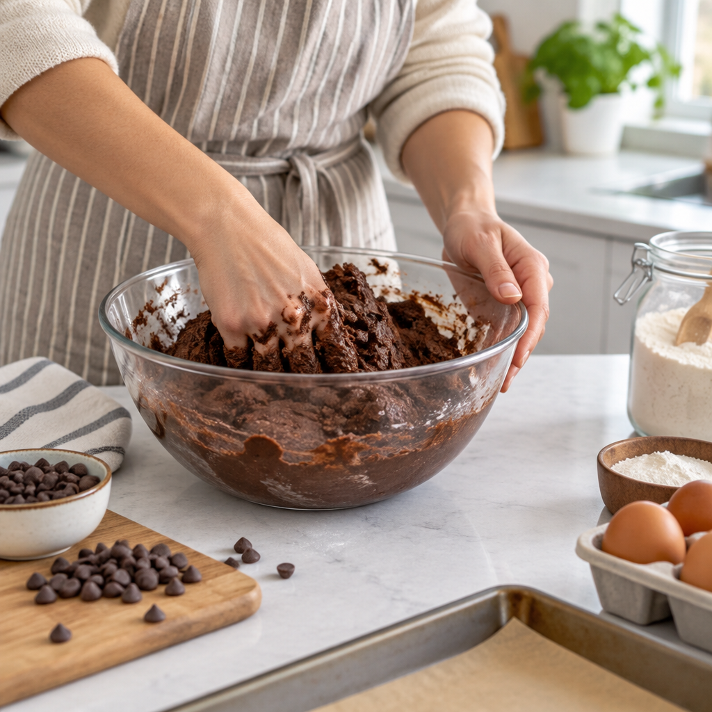 Chocolate Cannoli Sandwich Cookies