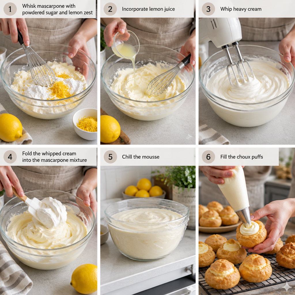 Lemon Mascarpone Cream Puffs That Will Brighten Your Day
