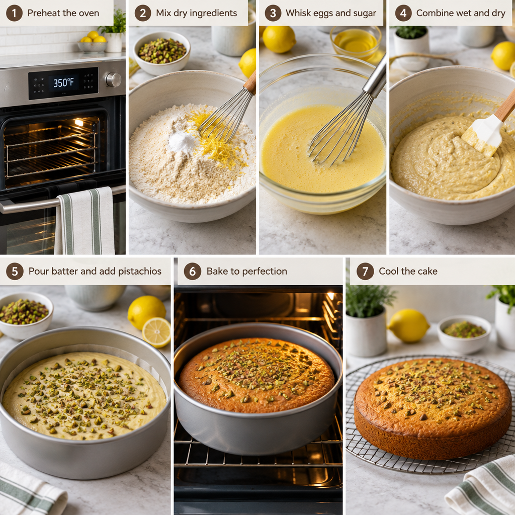Lemon Pistachio Almond Cake: A Delightful Slice of Sunshine 9 Lemon Pistachio Almond Cake: A Delightful Slice of Sunshine