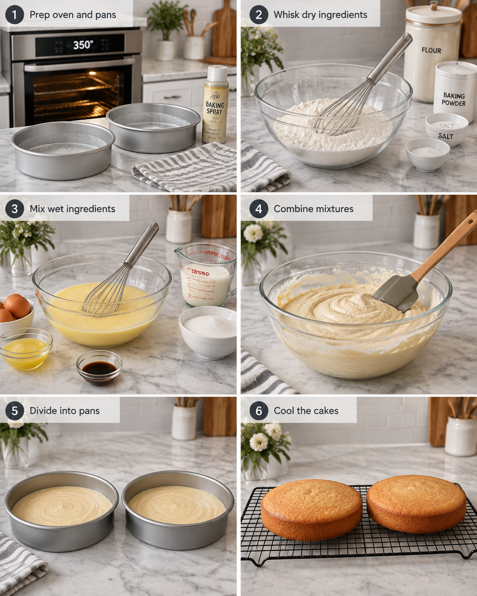 Easy Vanilla Cake Recipe — Moist Birthday Cake