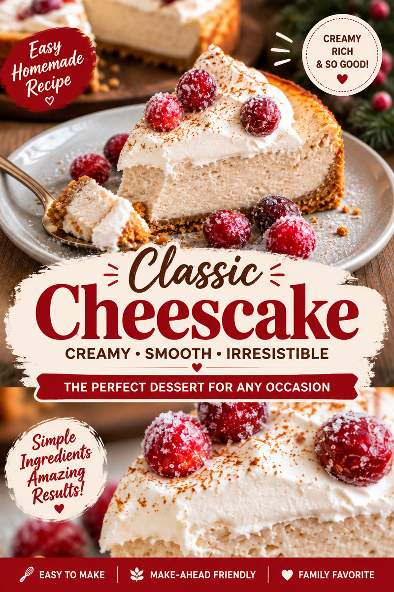 Eggnog Cheesecake Recipe
