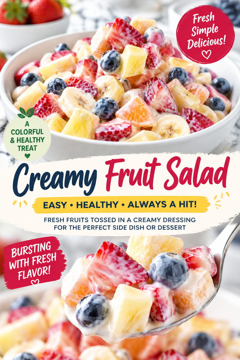 Creamy Fruit Salad Recipe