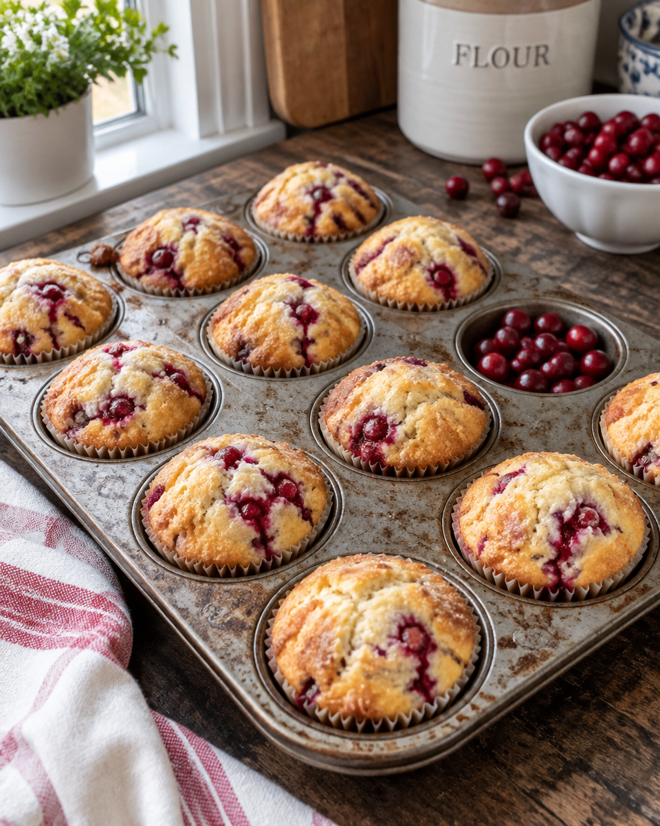 Cranberry Muffins Recipe