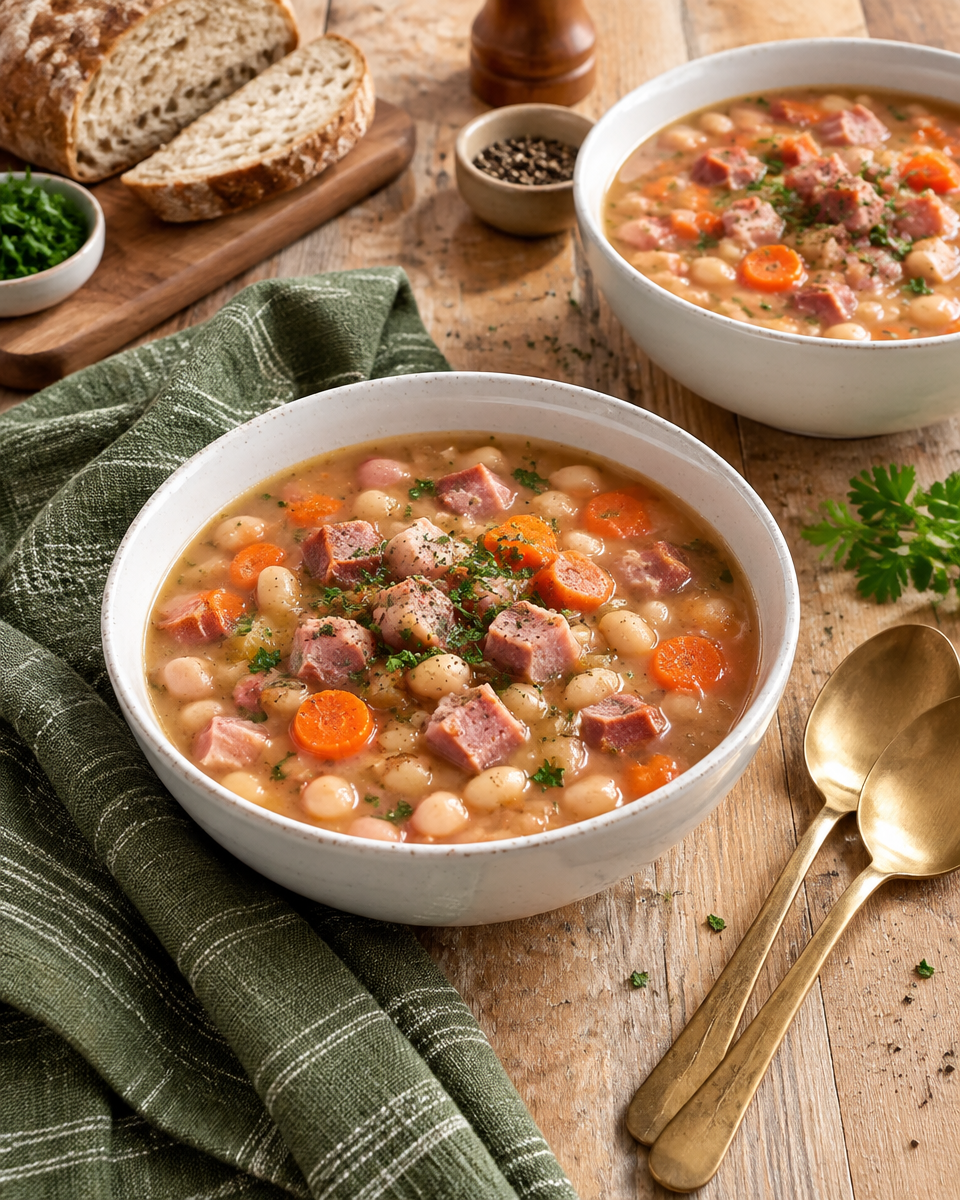 Ham and Bean Soup Recipe