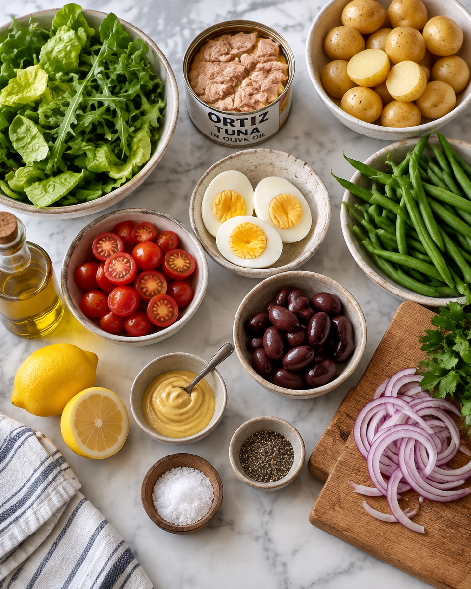 Easy Nicoise Salad Recipe — French Tuna