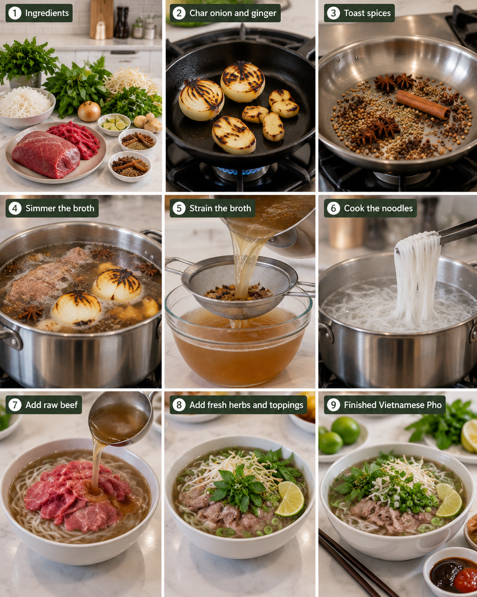 Easy Pho Recipe — Vietnamese Pho Soup