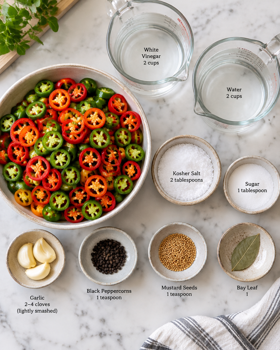Pickled Peppers Recipe