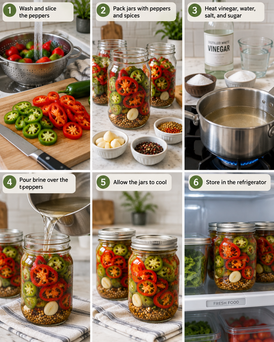 Pickled Peppers Recipe
