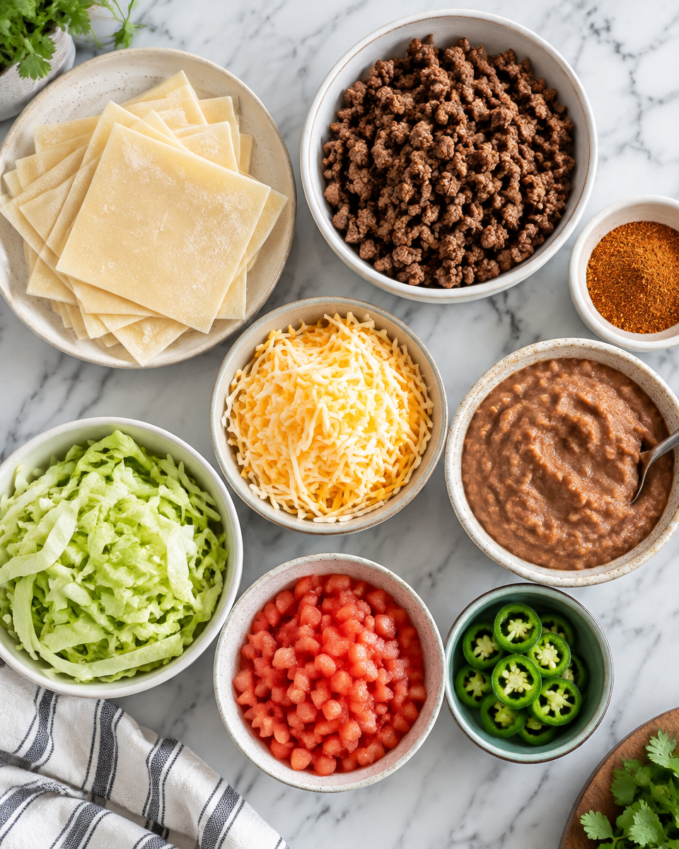 Wonton Taco Cups