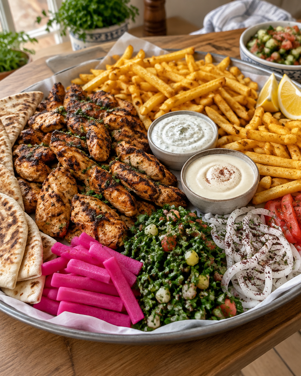 Easy Chicken Shawarma Recipe — Sheet Pan Bowl
