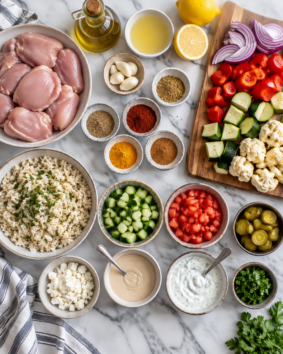 Easy Chicken Shawarma Recipe — Sheet Pan Bowl