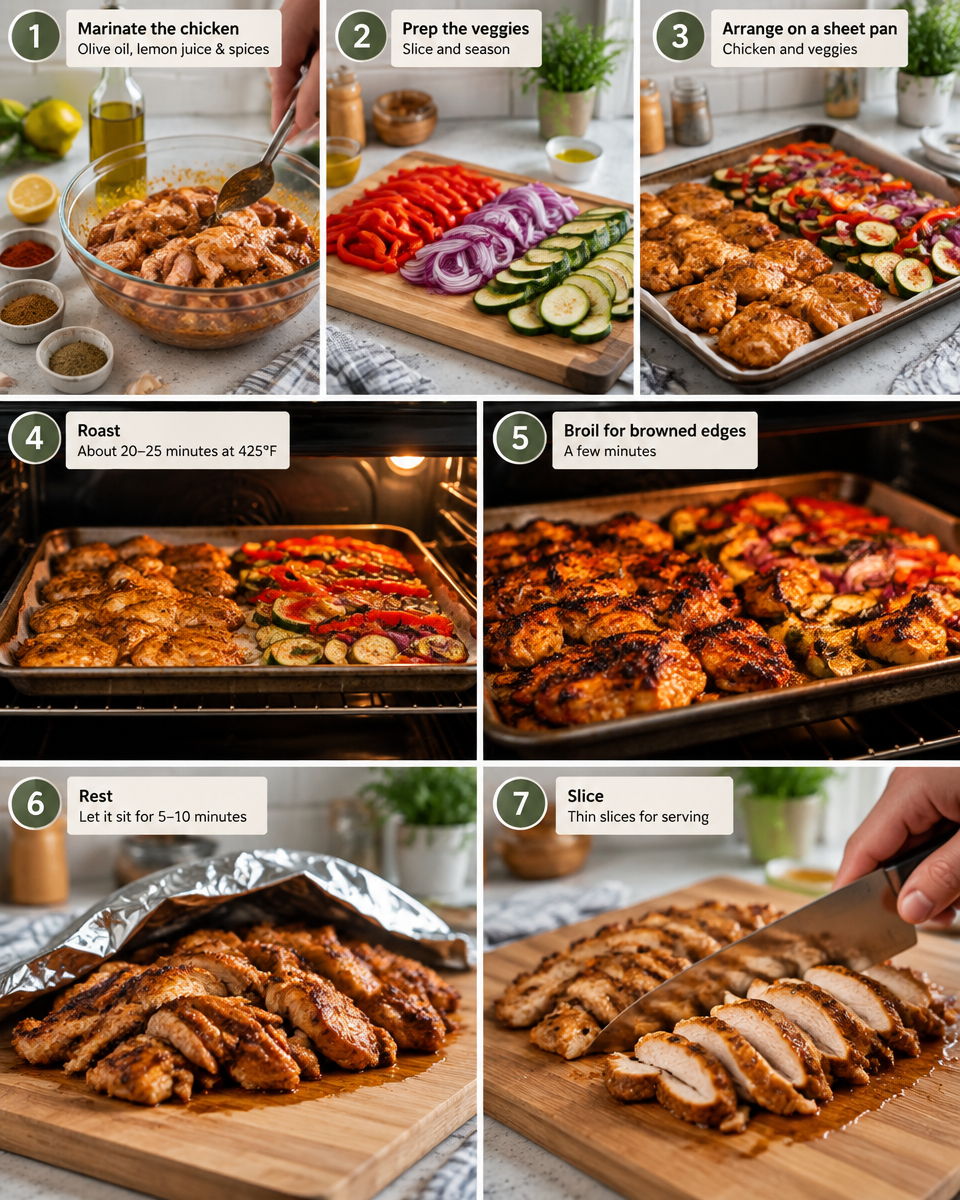 Easy Chicken Shawarma Recipe — Sheet Pan Bowl