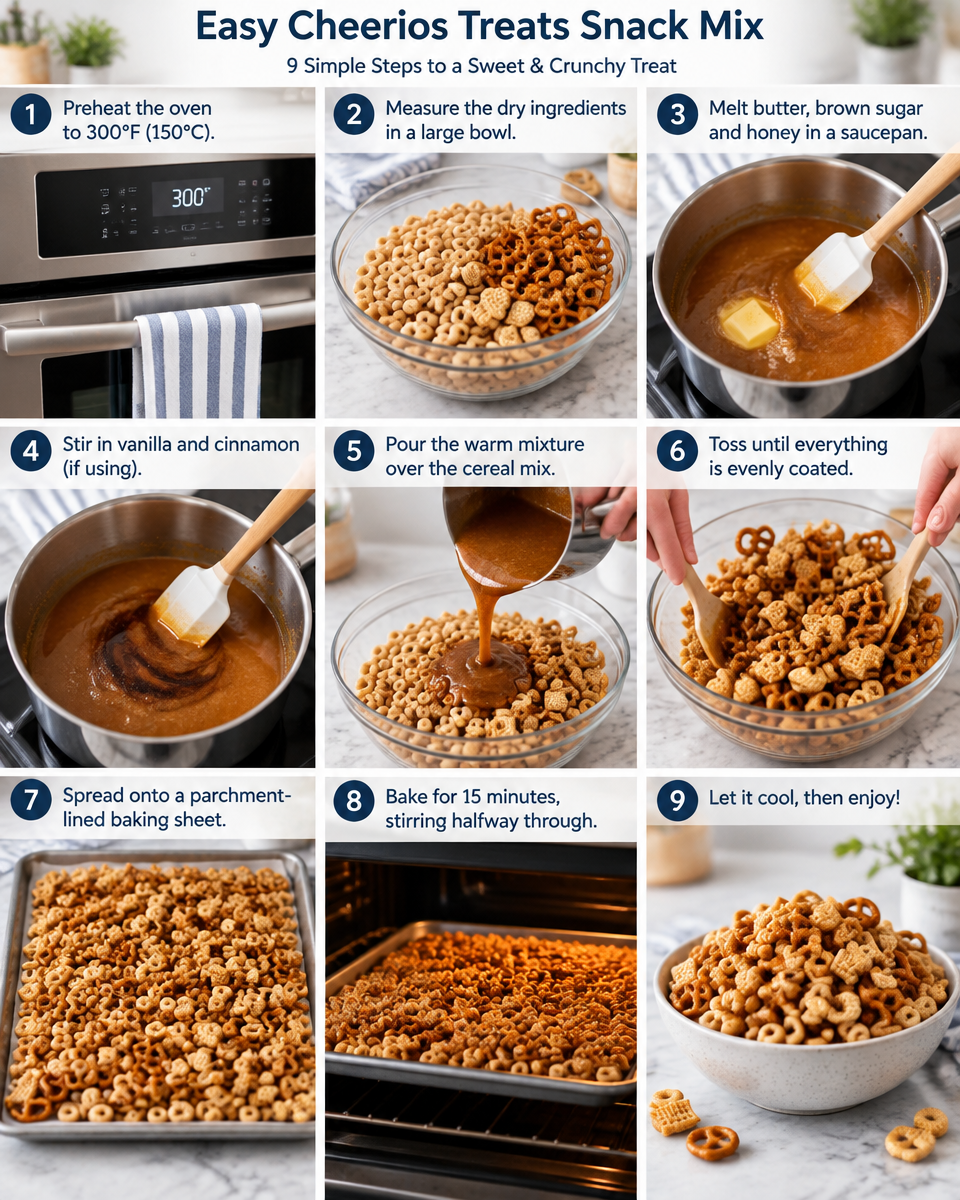 Easy Cheerios Treats Recipe — Snack Mix