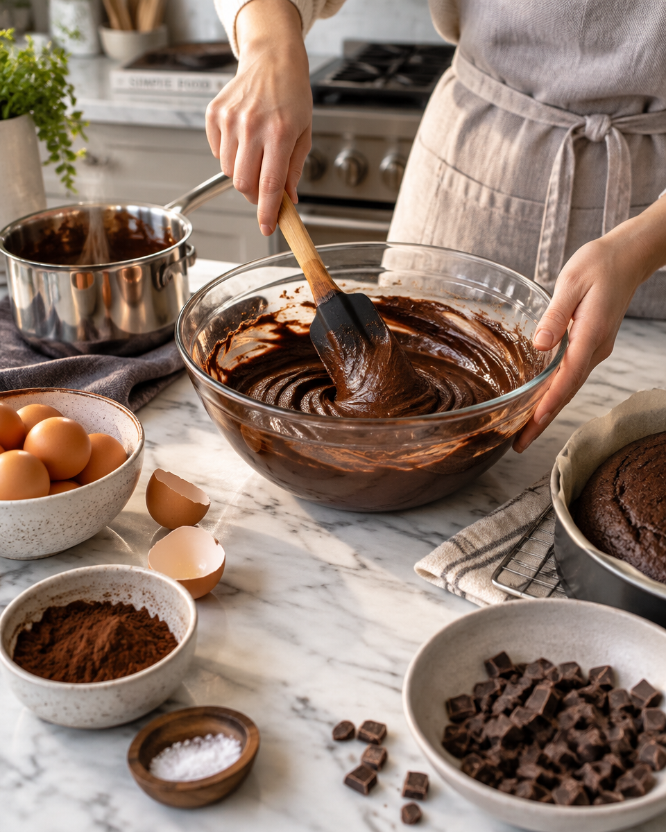 Easy Flourless Chocolate Cake — Gluten Free Torte