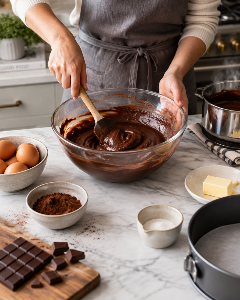 Easy Flourless Chocolate Cake — Gluten Free Torte