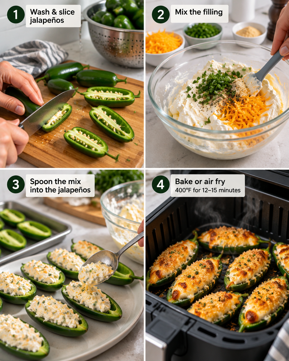 Easy Jalapeño Poppers Recipe — Mummy Halloween