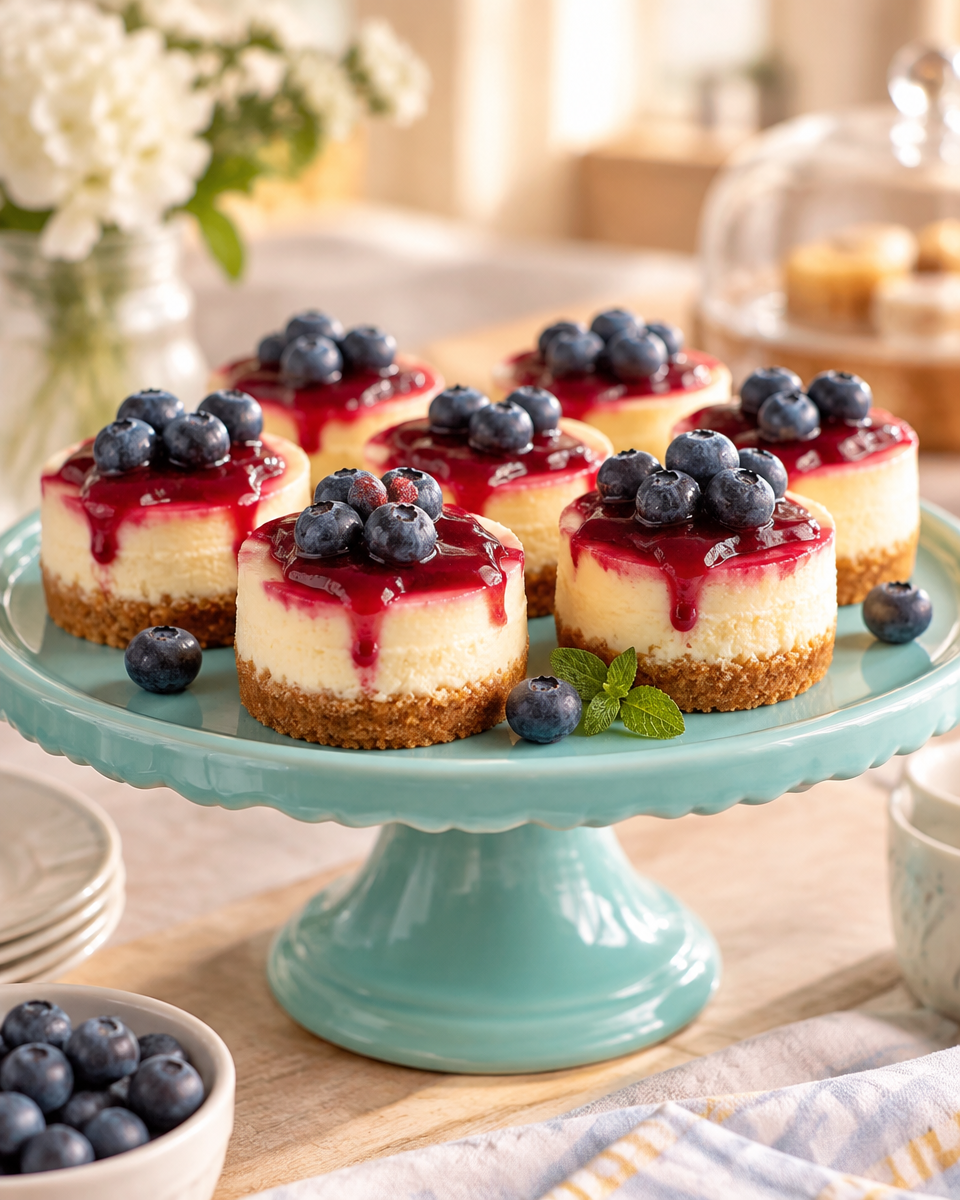 no bake mini cheesecake