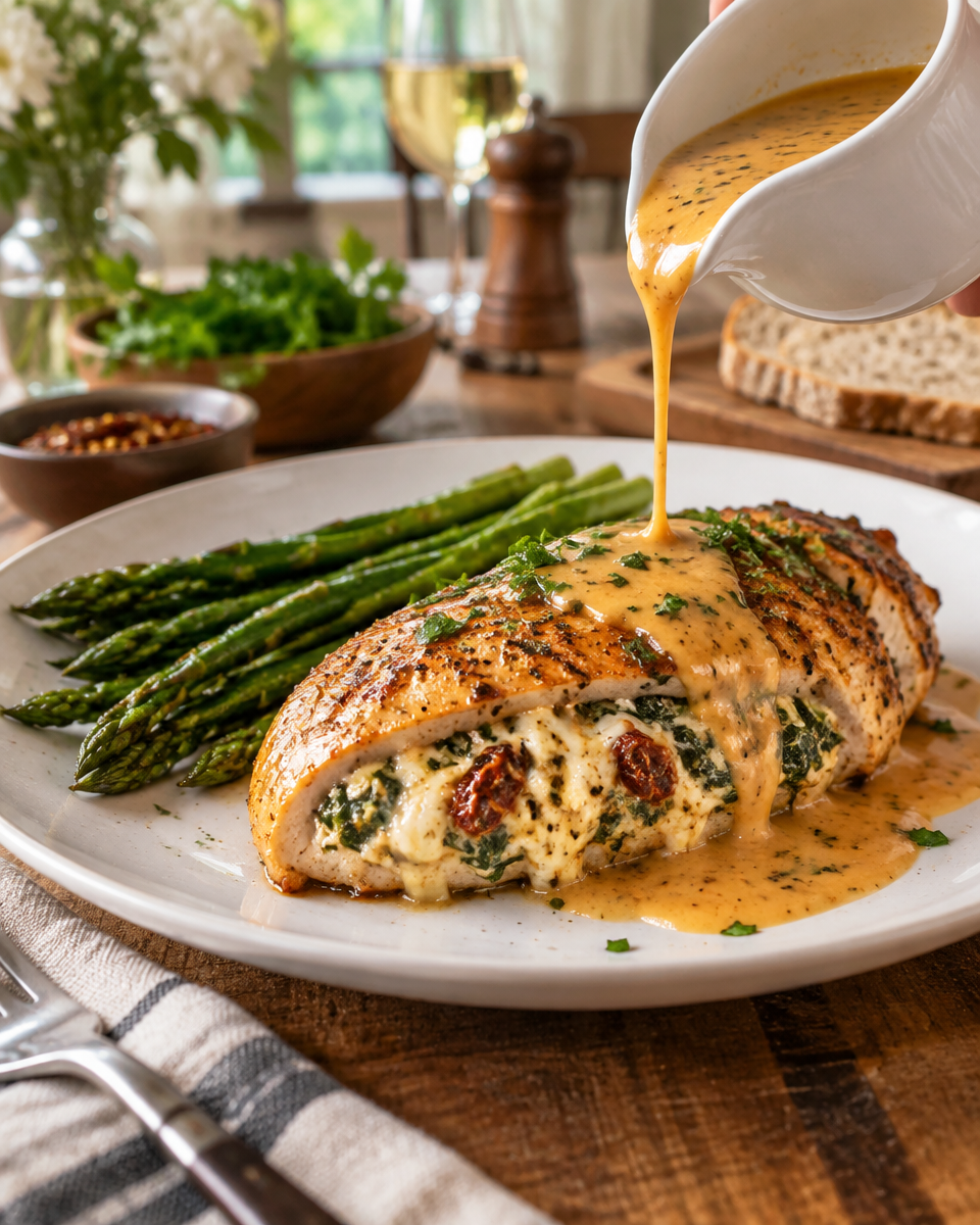 stuffed chicken breast recipe