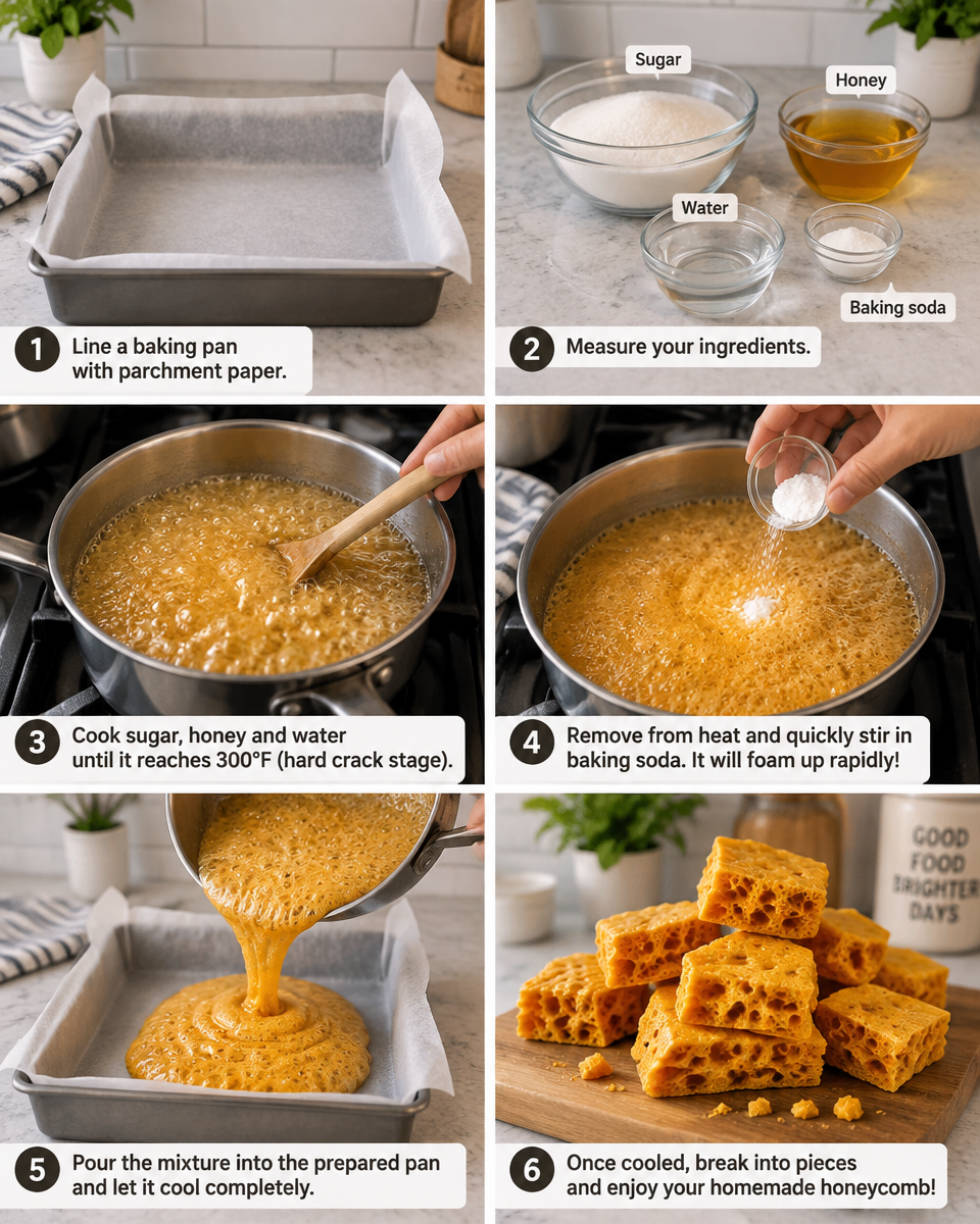 honeycomb candy recipe