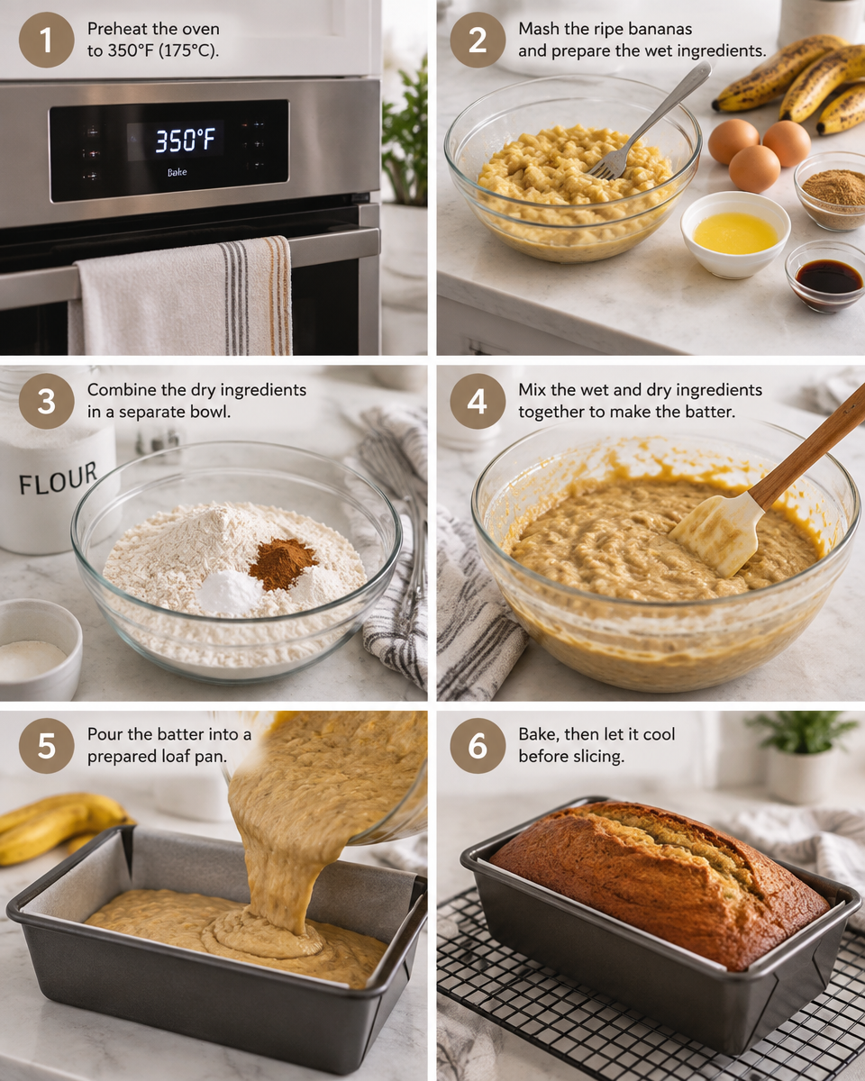 Moist Banana Bread Recipe