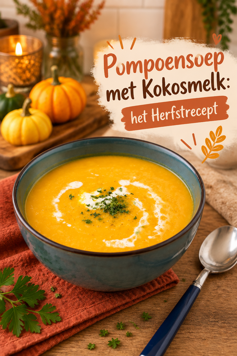 veganistische pompoensoep herfst