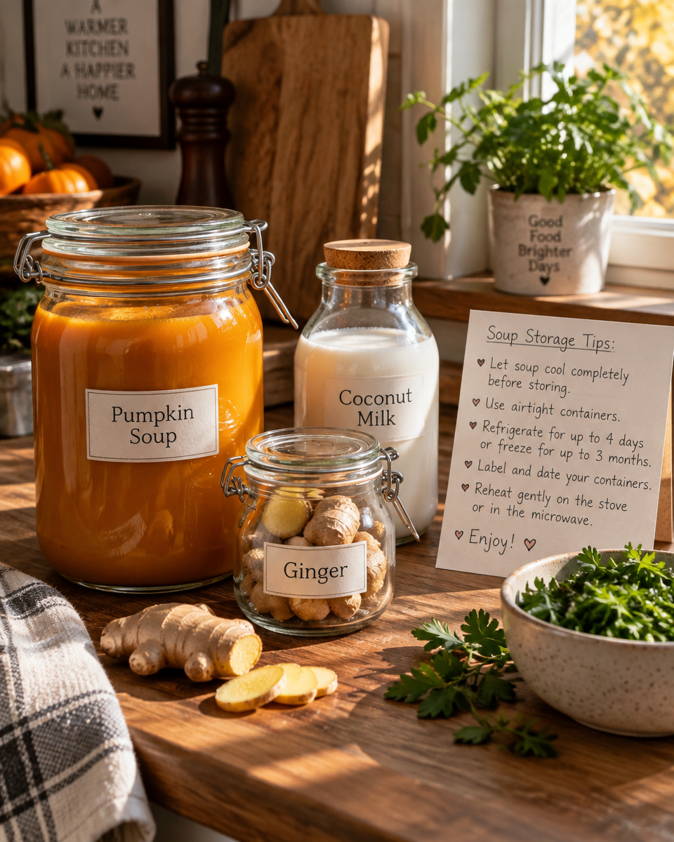 veganistische pompoensoep herfst