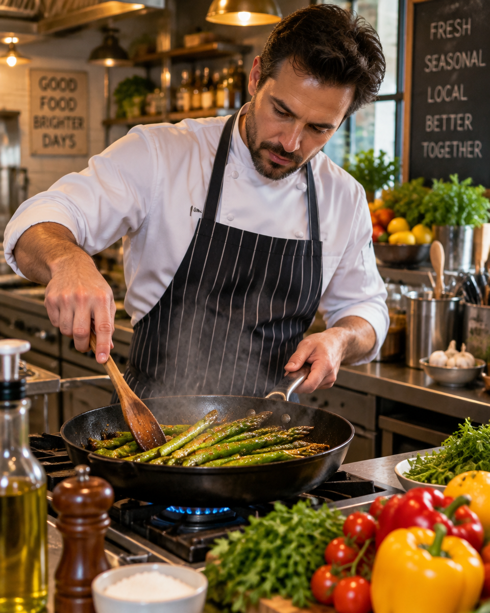 veganistisch asperge recept lente