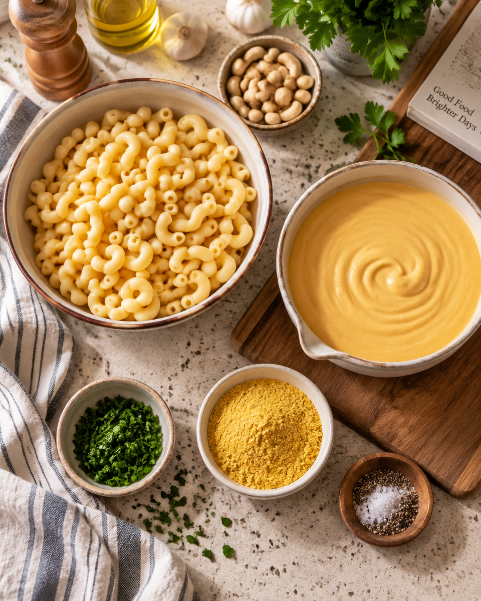 veganistische mac and cheese
