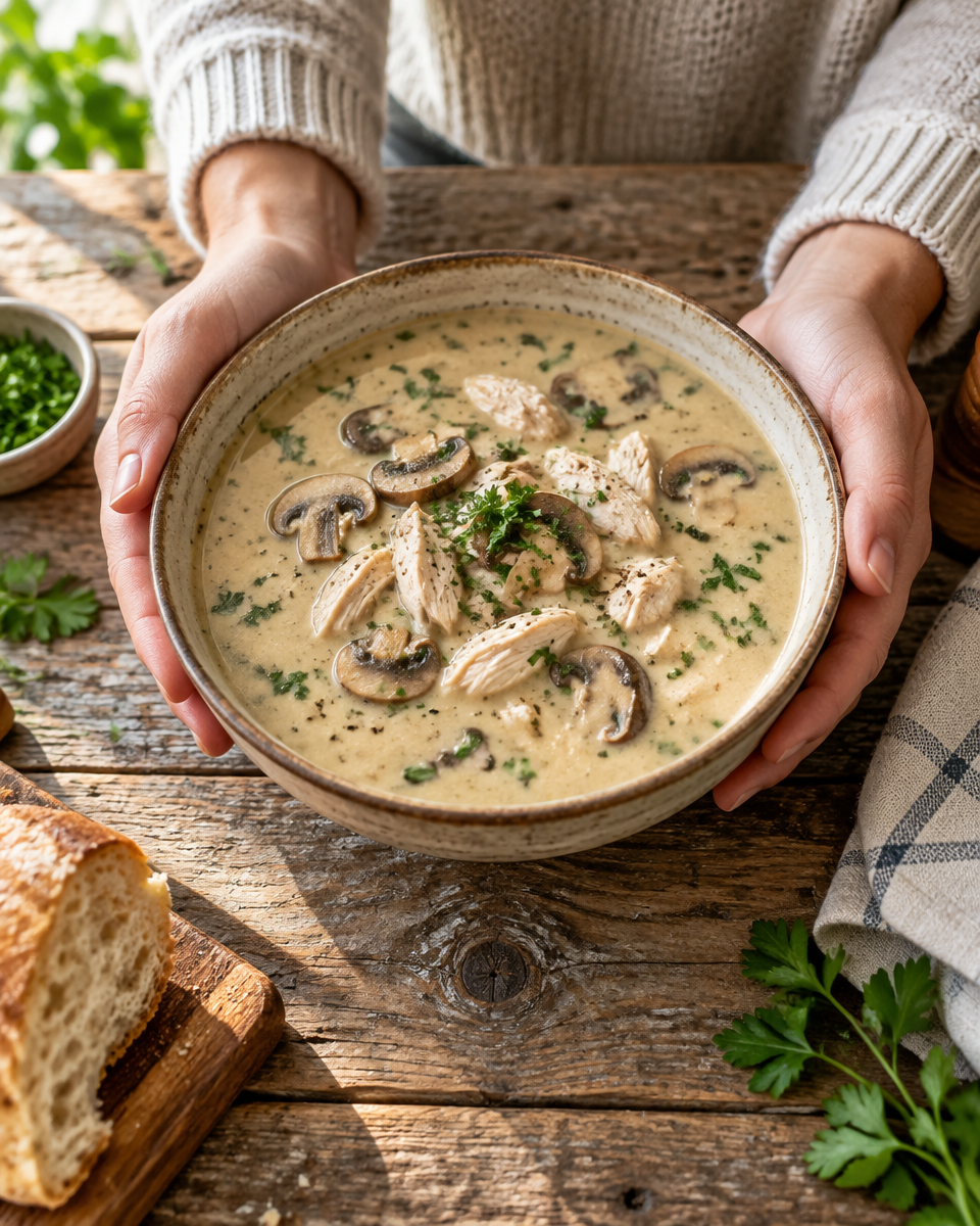chicken mushroom soup