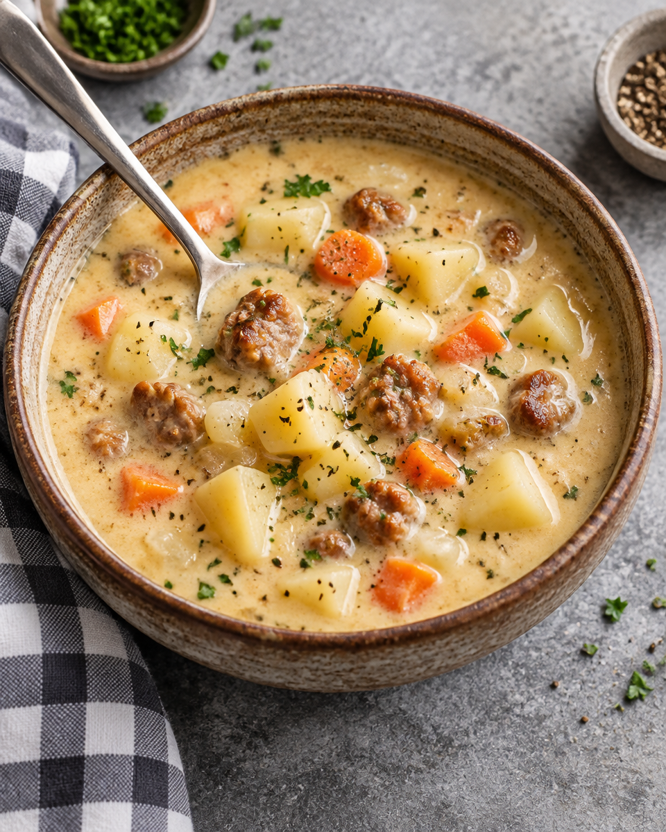 sausage and potato soup