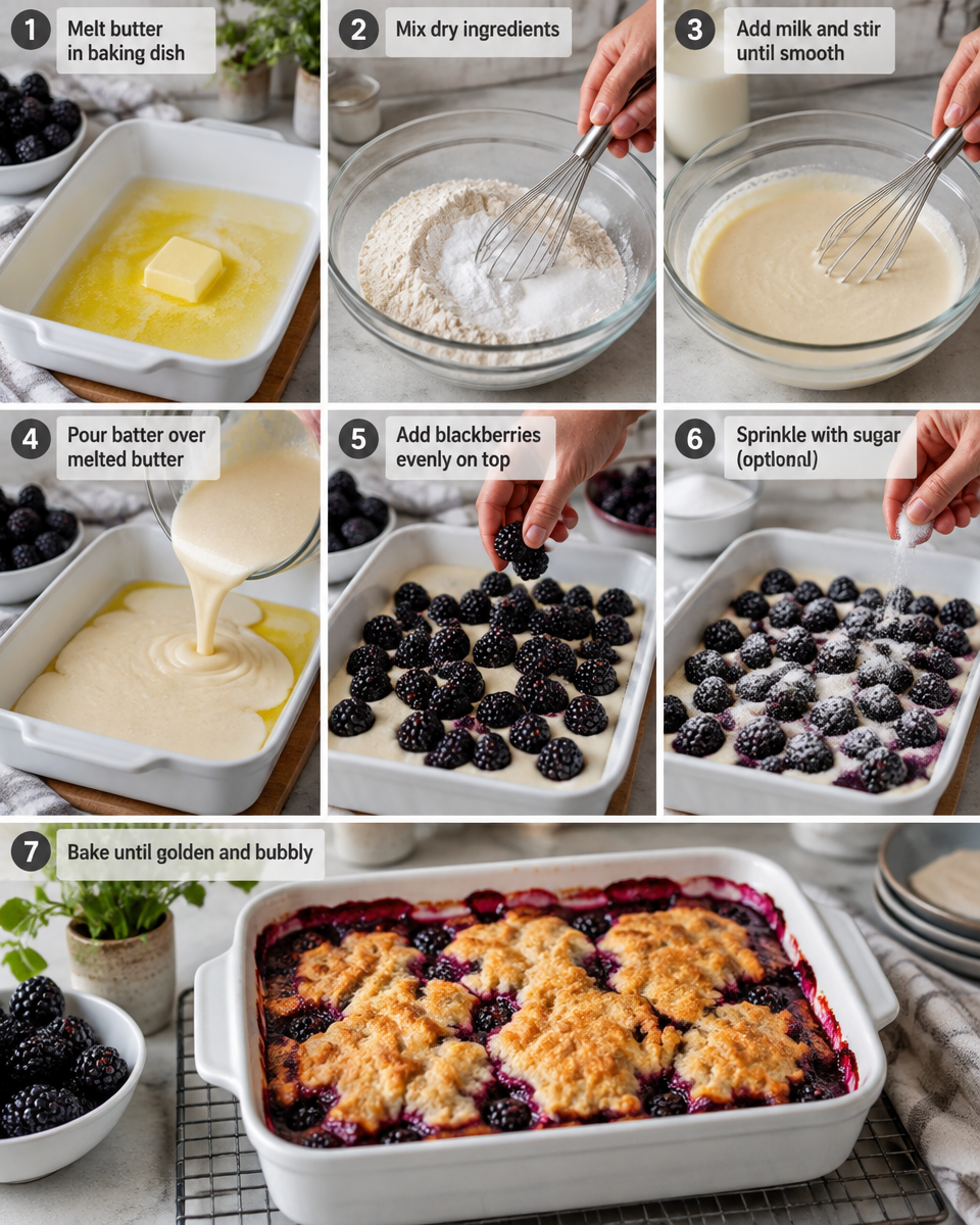 Easy Blackberry Cobbler Recipe