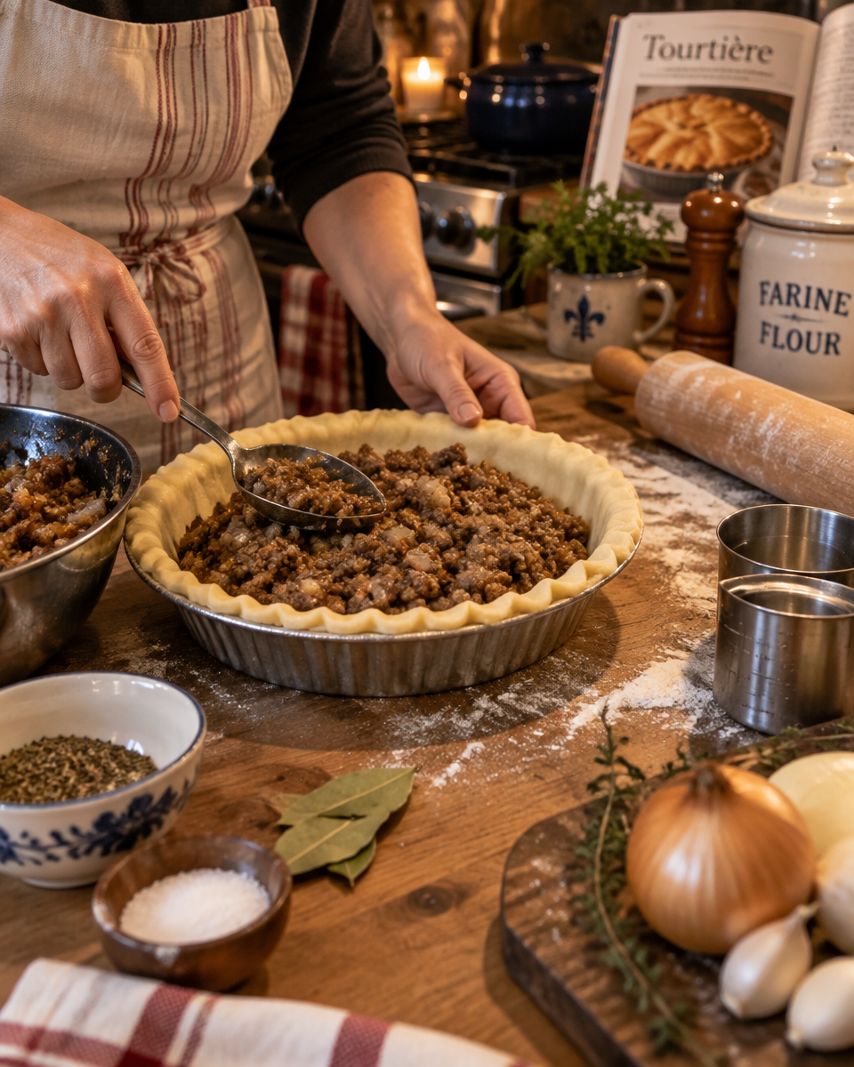 Authentic French Meat Pie (Tourtière) for the Holidays