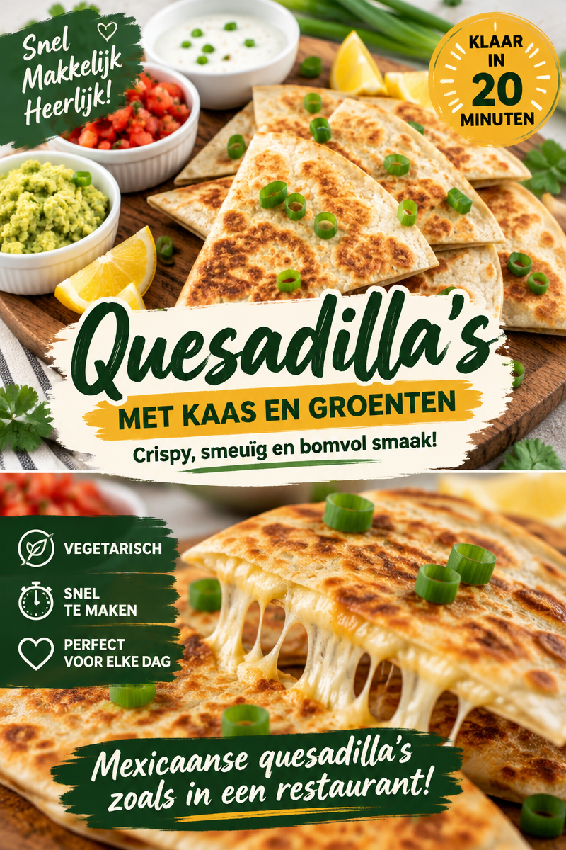 Knapperige Quesadilla met Zwarte Bonen, Mais en Gerookte Paprika