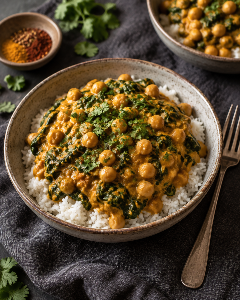 vegane Kichererbsen Curry Rezept