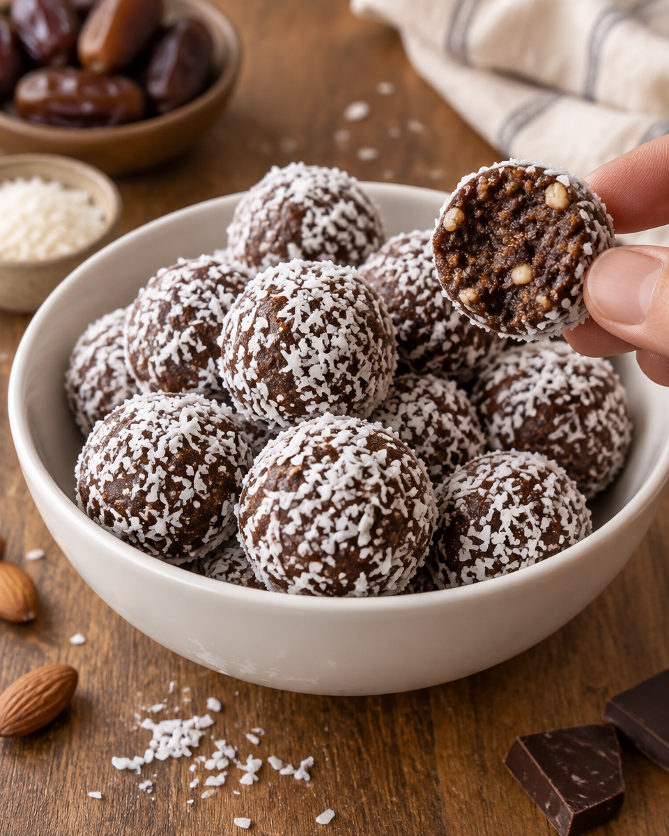 chocolate date balls