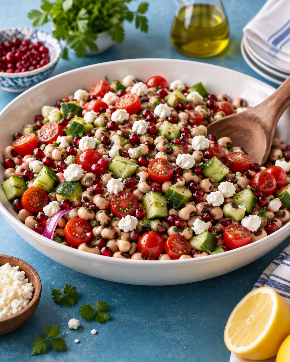 Easy Black Eyed Pea Salad Recipe