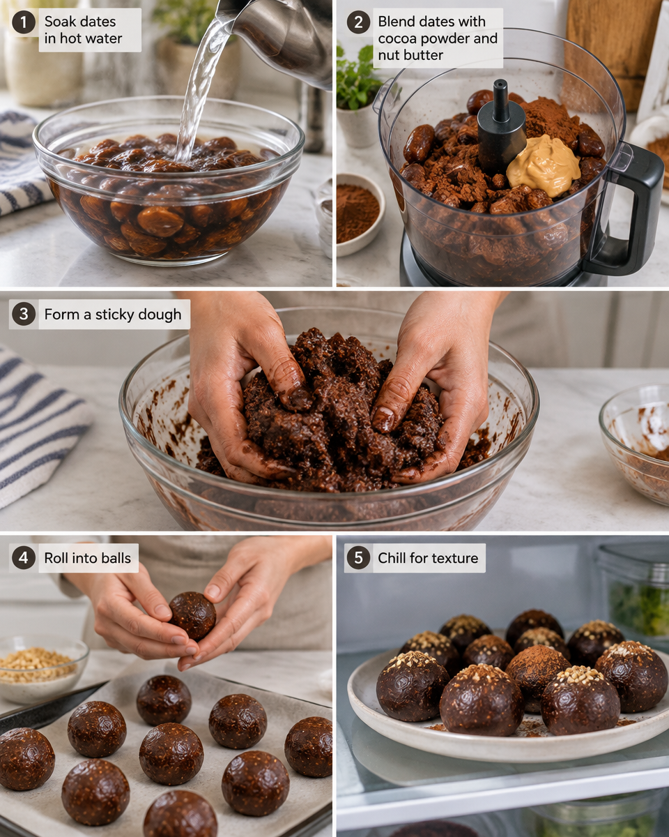 chocolate date balls