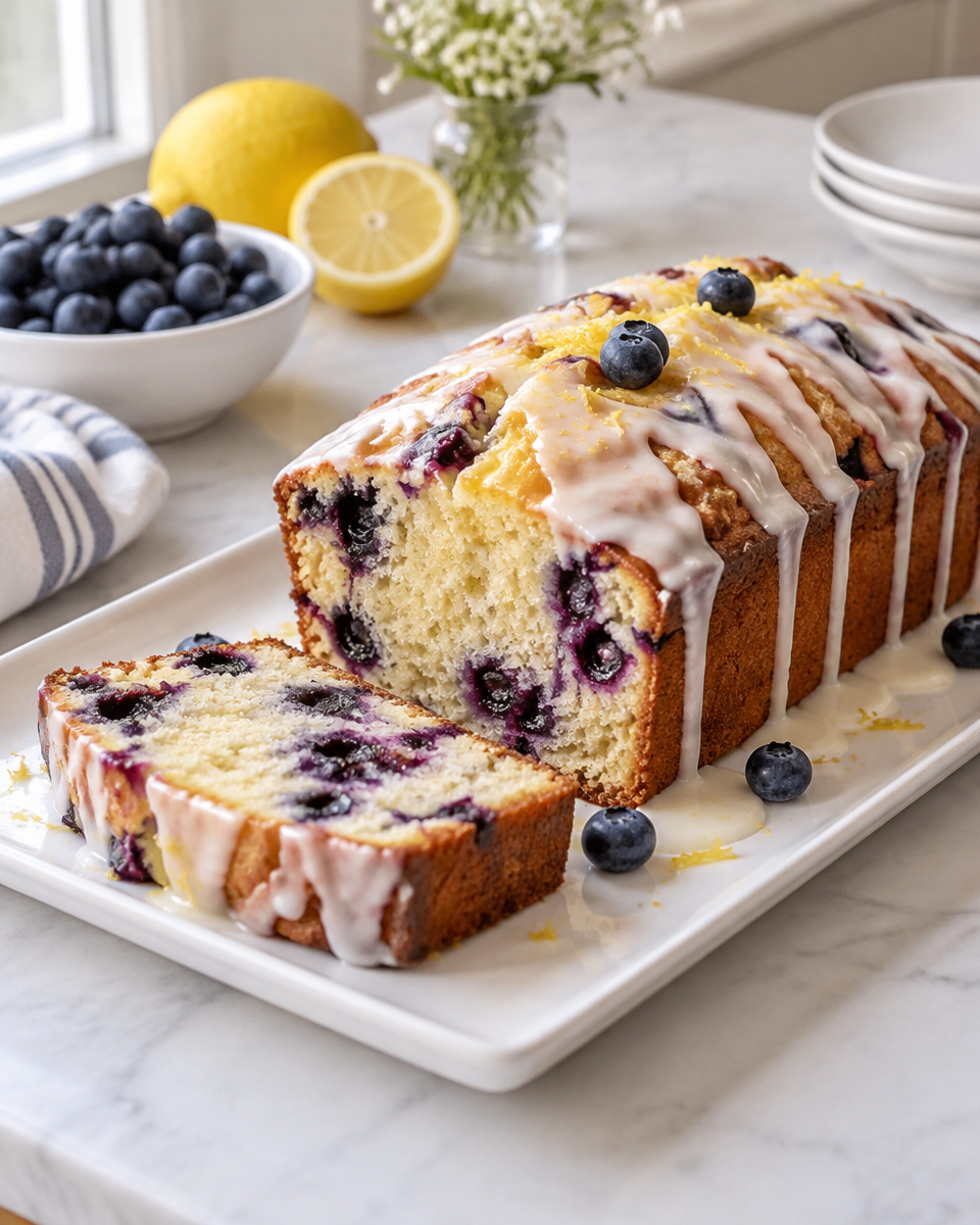 blueberry lemon loaf